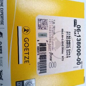 Кольца поршневые Fiat Ducato 2.3 Евро 3-4, STD, (цена за ком-т на 1 порш.) GOETZE