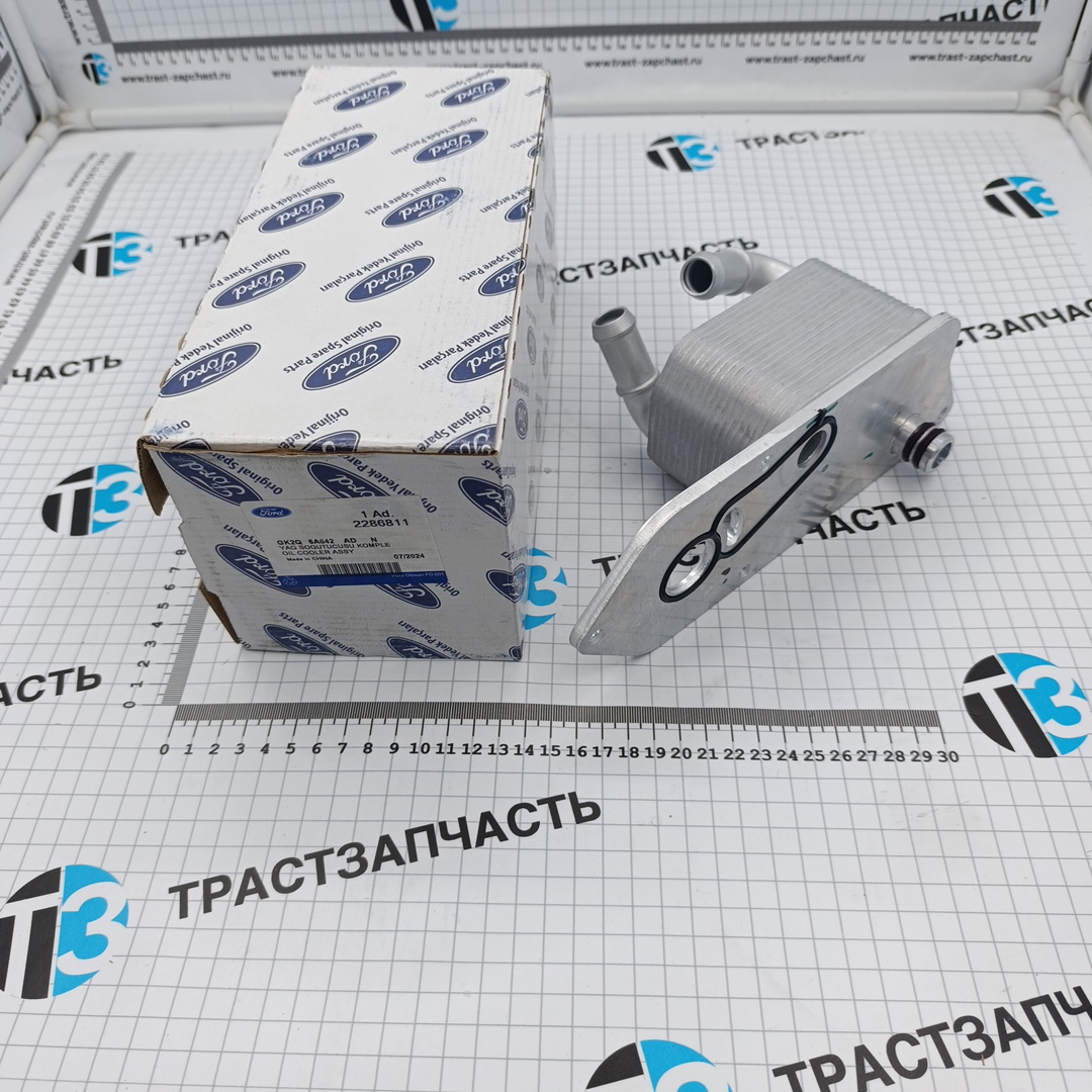 Масляный охладитель Ford Transit 2.0 ECOBLUE (c 13 года выпуска) 2286811/GK2Q6A642AD OTOCAH - Миниатюра товара 1