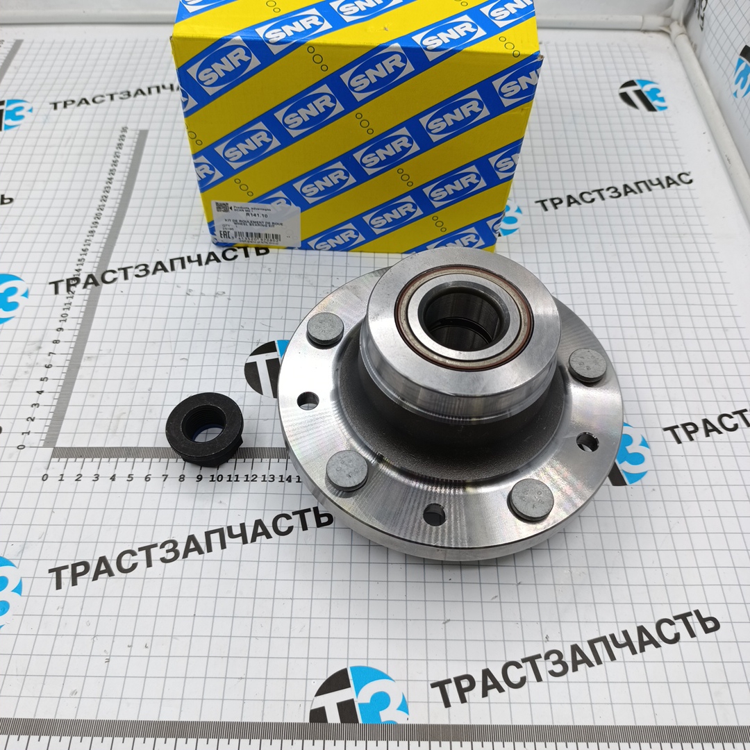 Ступица колеса задняя TR > 06 FWD R15 BK212B664AB/1377911/1756721 SNR (c гайкой) - Миниатюра товара 3