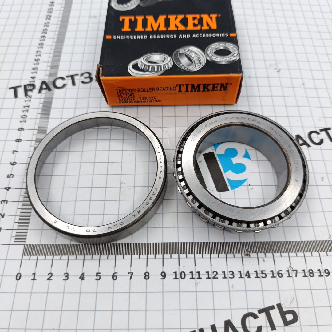 Подшипник дифференциала LH/RH IVECO 3,0 35-50С15 46393175/7162243 TIMKEN (идет в оригинале) - Миниатюра товара 2