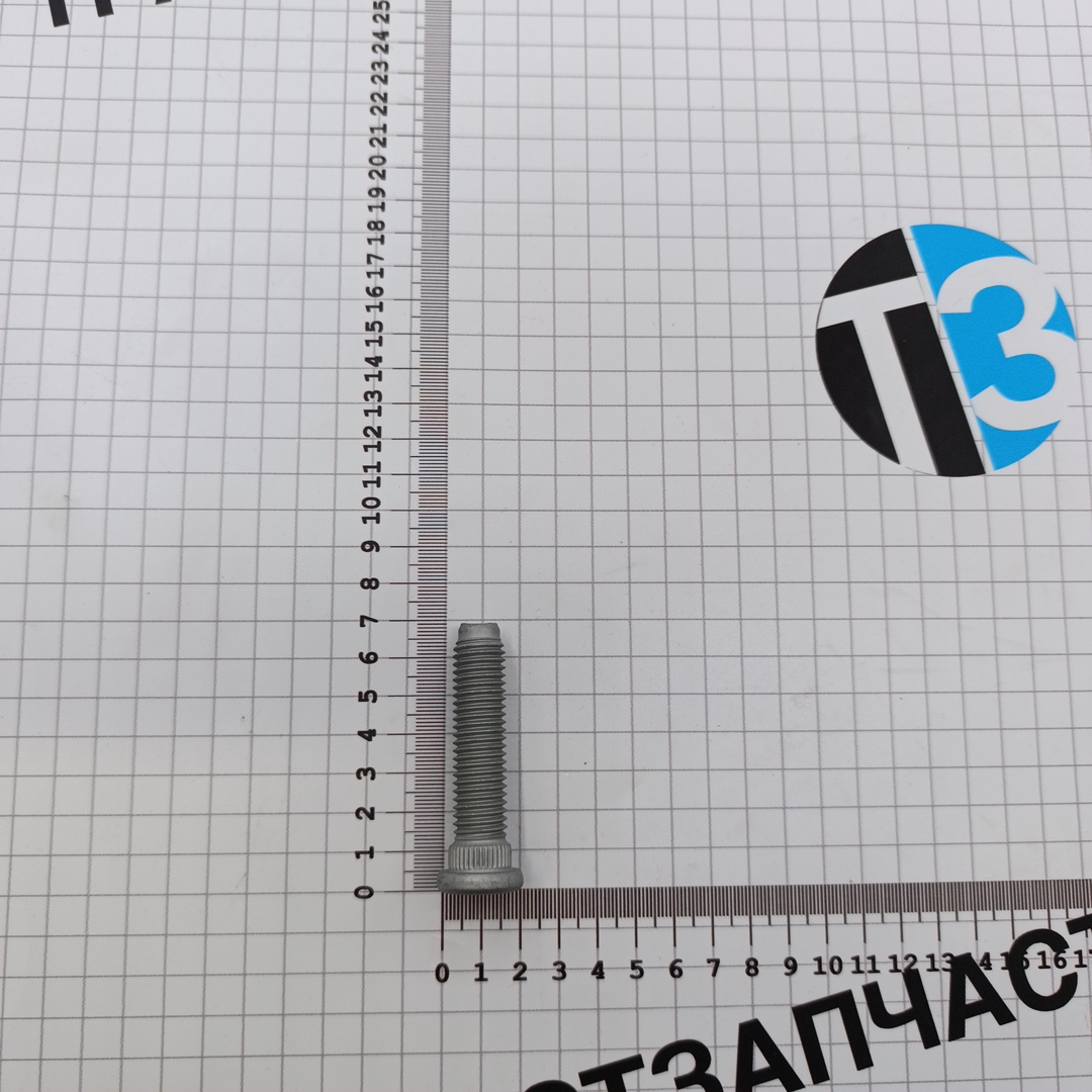 Шпилька колесная задняя TR > 06-14 (М14х60мм шаг 2мм) двухскат YC151118CA/4170050 ТЗ (ТрастЗапчасть)