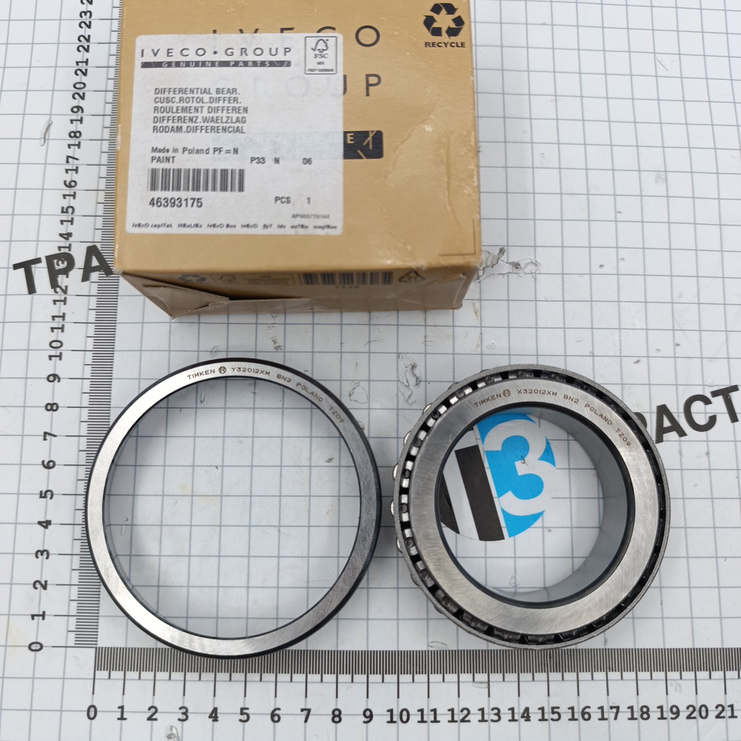 Подшипник дифференциала LH/RH IVECO 3,0 35-50С15 46393175/7162243 ORG IVECO - Миниатюра товара 1