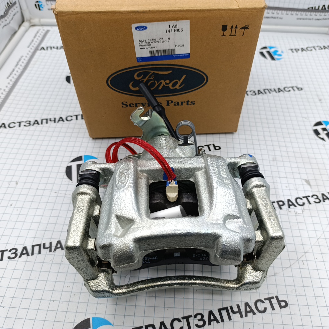 Суппорт задний 155 л.с левый Двухскат TR > 14 BK312553AB/T231458/2030268/1818004 OTOCAH колодки+датч
