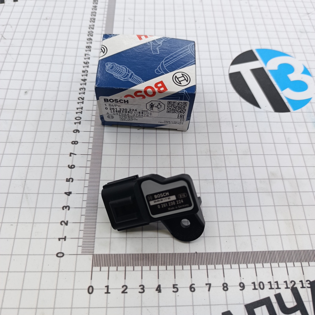 Датчик давления наддува МАР Ford Transit, Peugeot Boxer 2.2-2.4 (Евро 4)(на впуск. коллекторе) BOSCH - Миниатюра товара 1