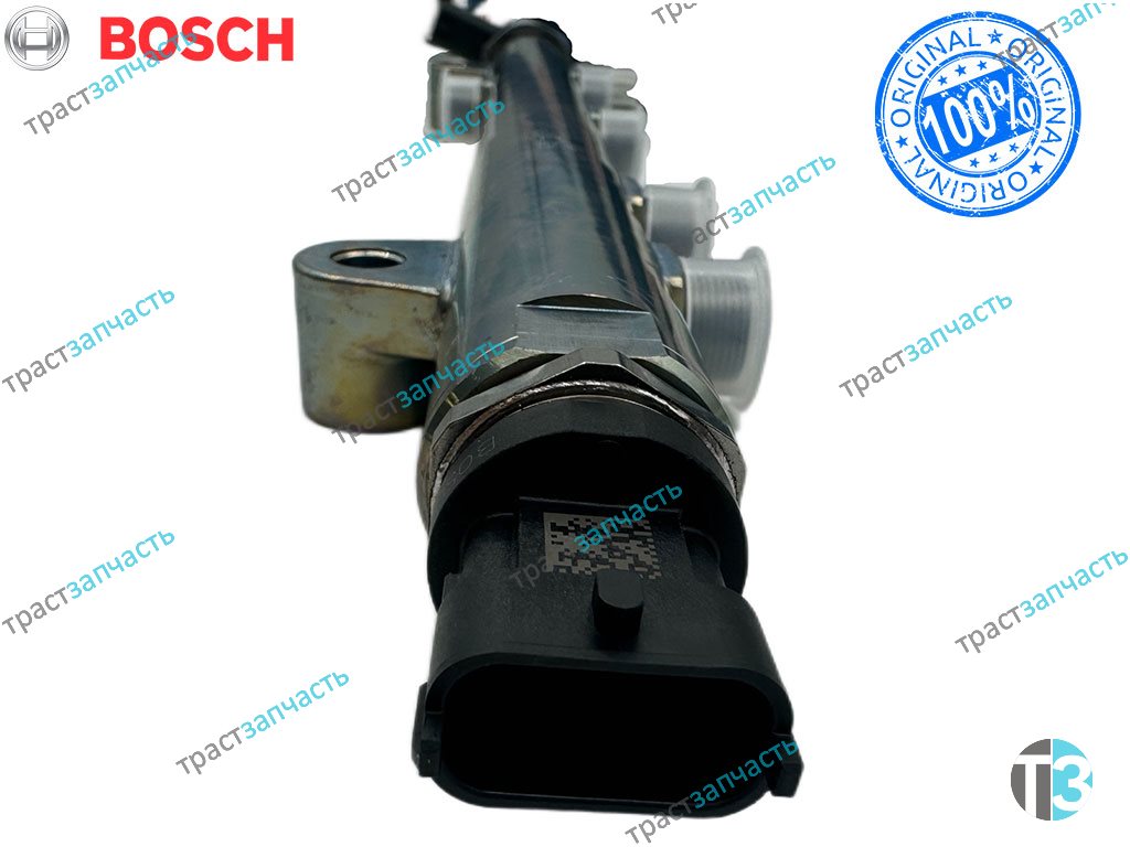 Топливная рампа с датчиком Iveco Daily 3.0 евро 5-6 504342424/0445224055/5801884246 BOSCH EUROPE - Миниатюра товара 2