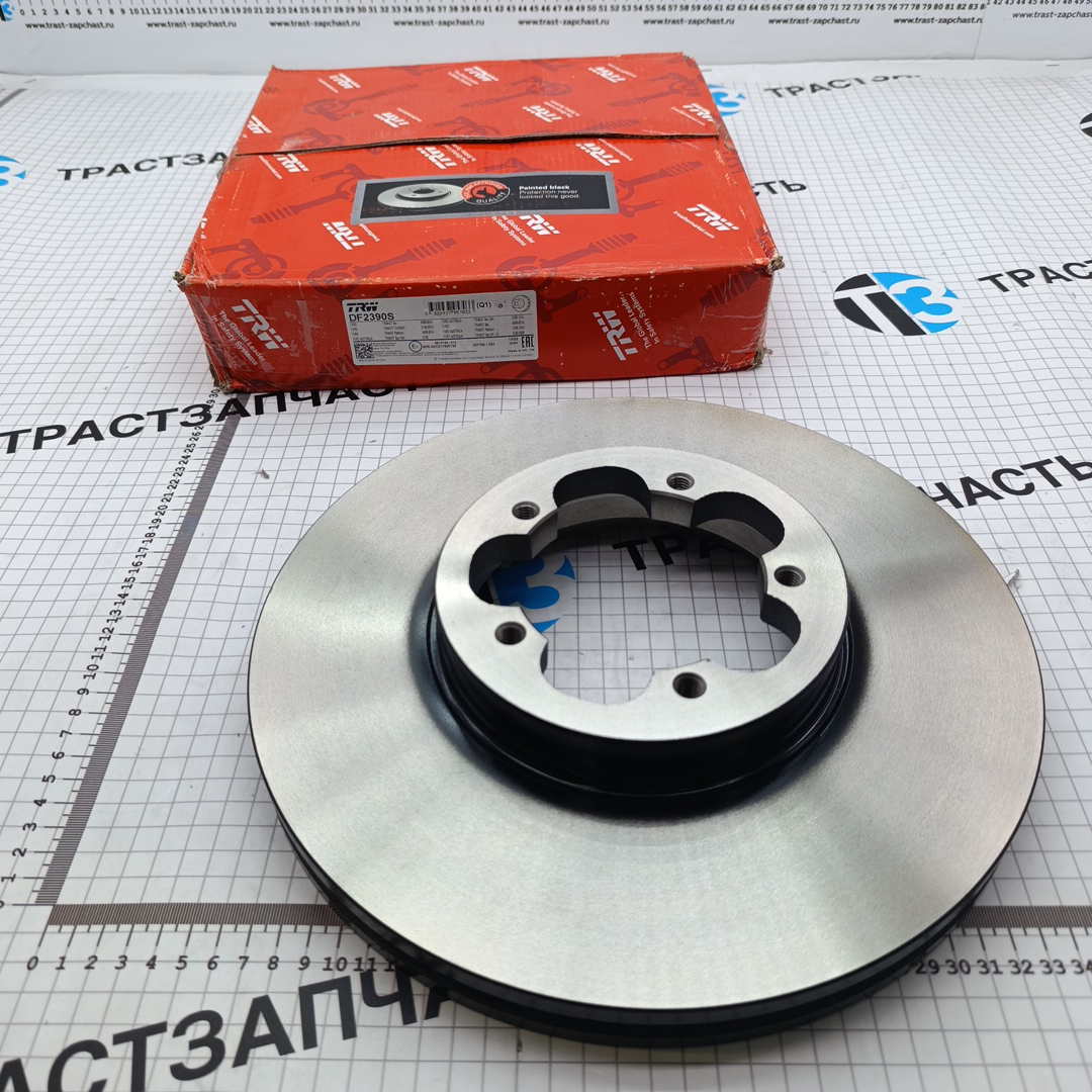 Диск тормозной передний Ford Transit Tr’06 (2.4 115 л.с) TRW - Миниатюра товара 1