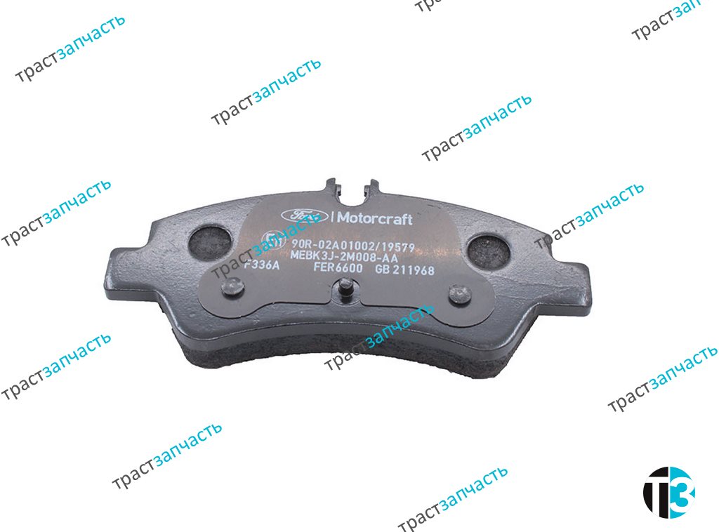 Тормозные колодки задние TR > 14 г.+ Custom>12 (+ датчик износа) Ford Otosan (Motorcraft) - Миниатюра товара 3