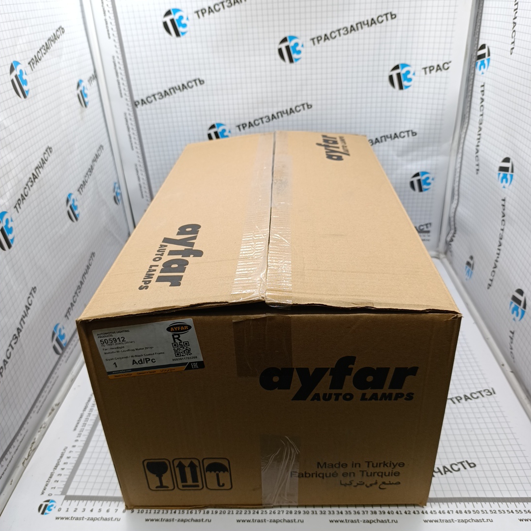 Фара Ford Transit TR > 16 ТЗ Черная рамка (ПАССАЖИР.сторона) AYFAR - Миниатюра товара 6