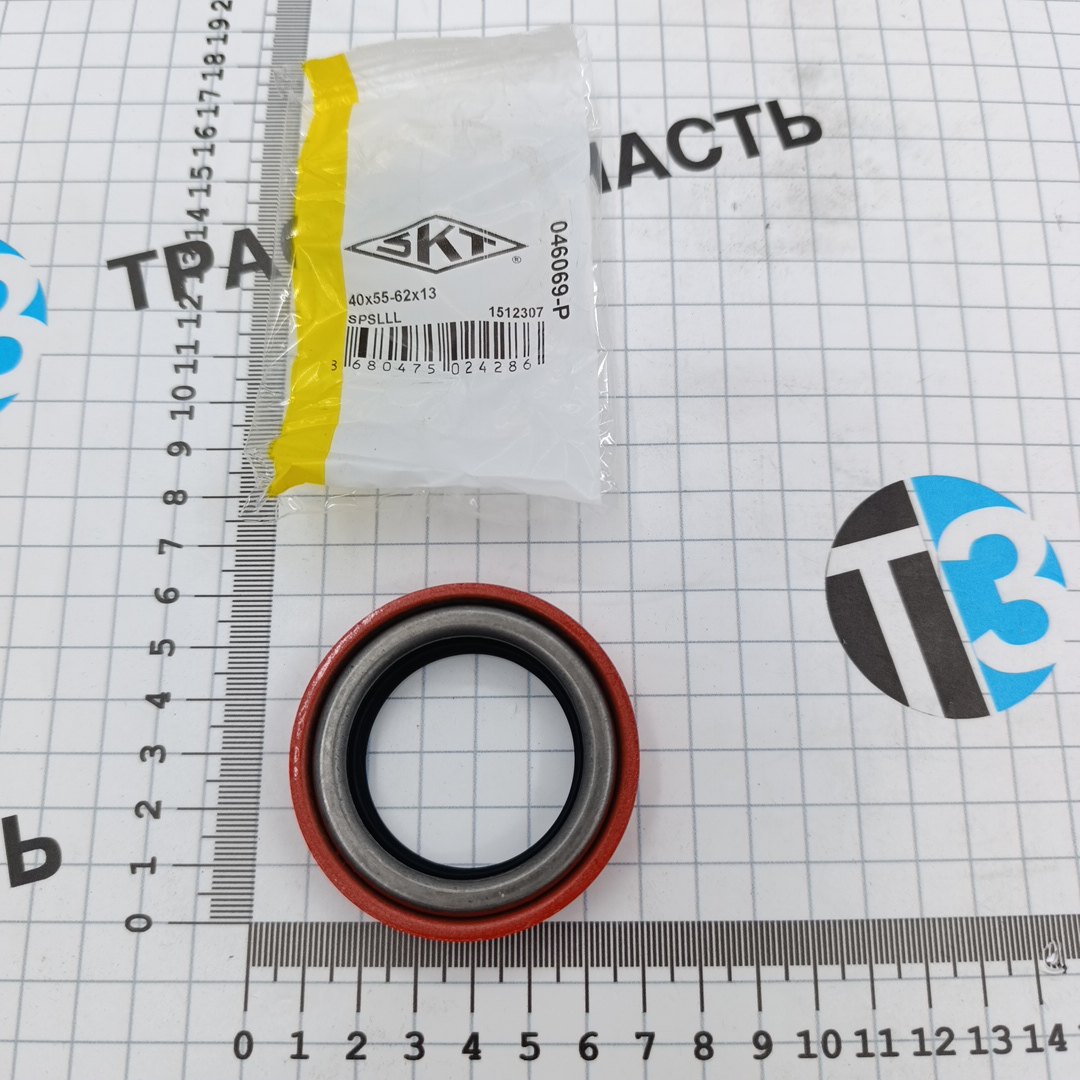 Сальник переднего привода КПП Ford ТЗ MT75 LH/RH 5 ст.КПП (40х55х12) 93ZT3K169A9C SKT - Миниатюра товара 1