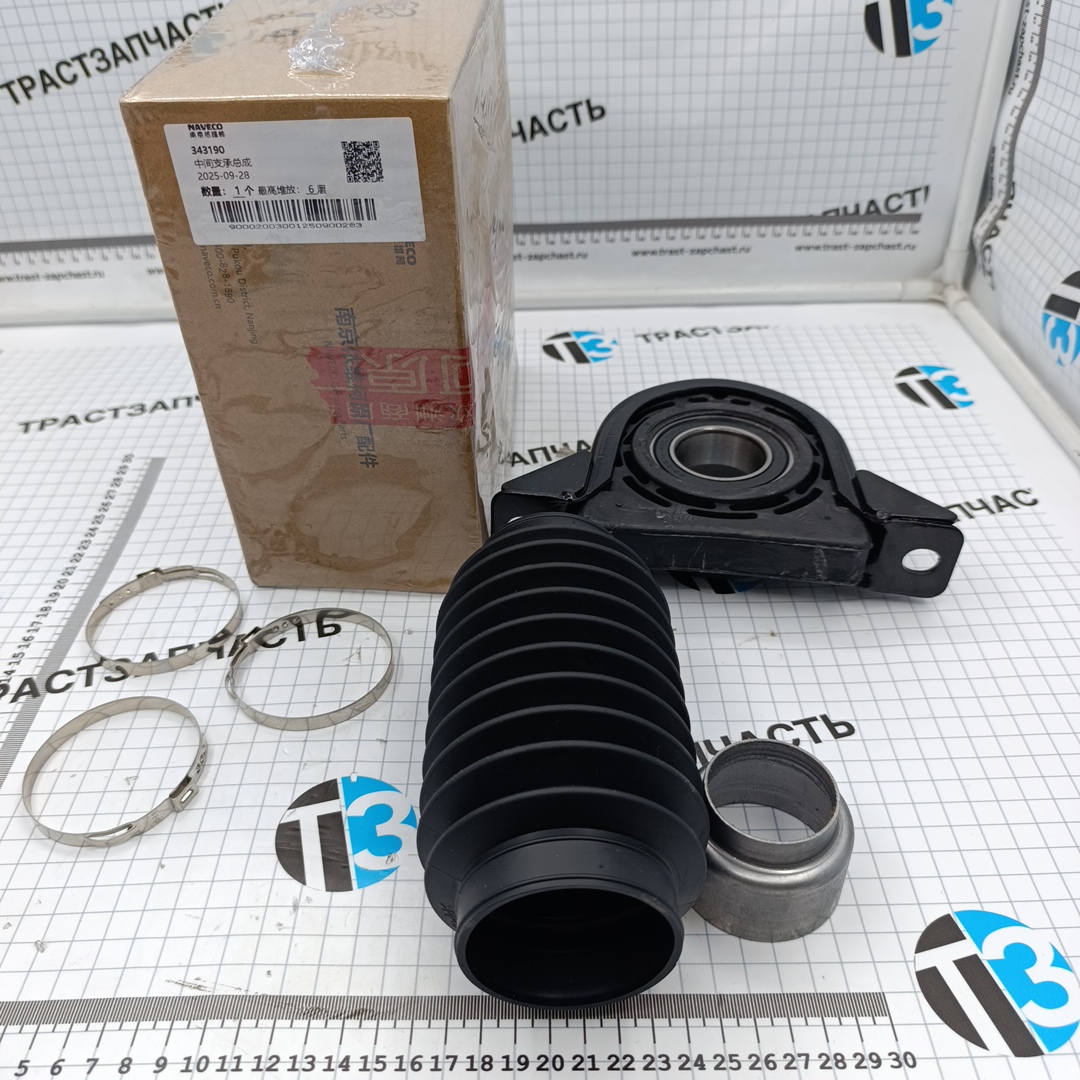 Подшипник подвесной карданного вала Iveco Daily 3.0 d 40mm 42535254/42554407/42560495 NAVECO - Миниатюра товара 1