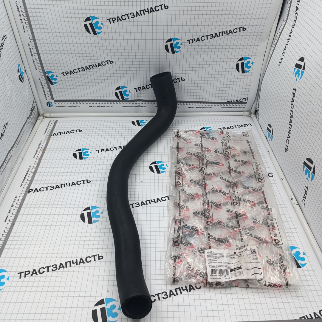 Патрубок интеркулера Ford Transit 2.2 / перед. привод / EVRO 4 / правый / длин.часть/ 1709502 IBRAS - Миниатюра товара 2