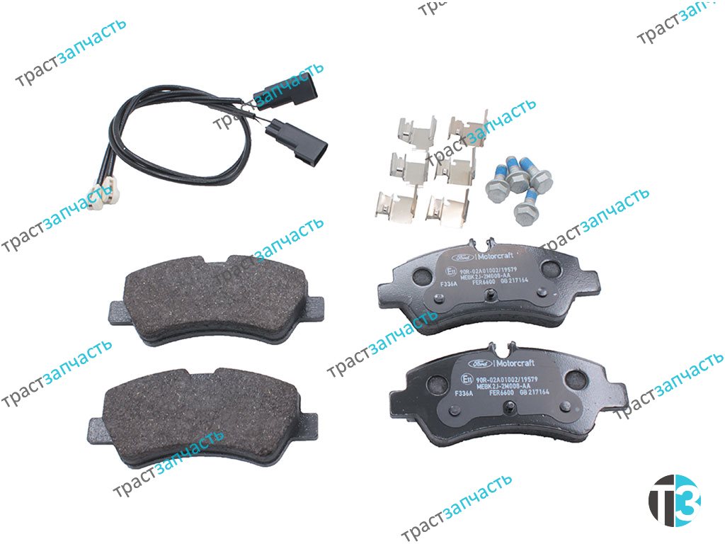 Тормозные колодки задние TR > 14 г.+ Custom>12 (+ датчик износа) Ford Otosan (Motorcraft) - Миниатюра товара 1