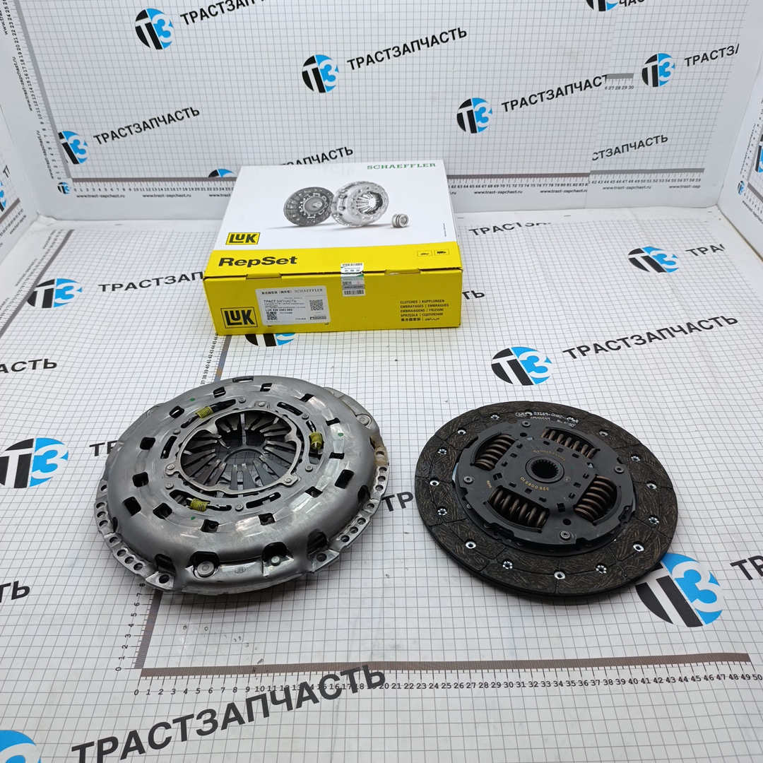 Сцепление 2.4 TR > 06 RWD Форд ТЗ (корзина+диск) одномасс 7C117540BB/1528774/626305309 LUK CHINA