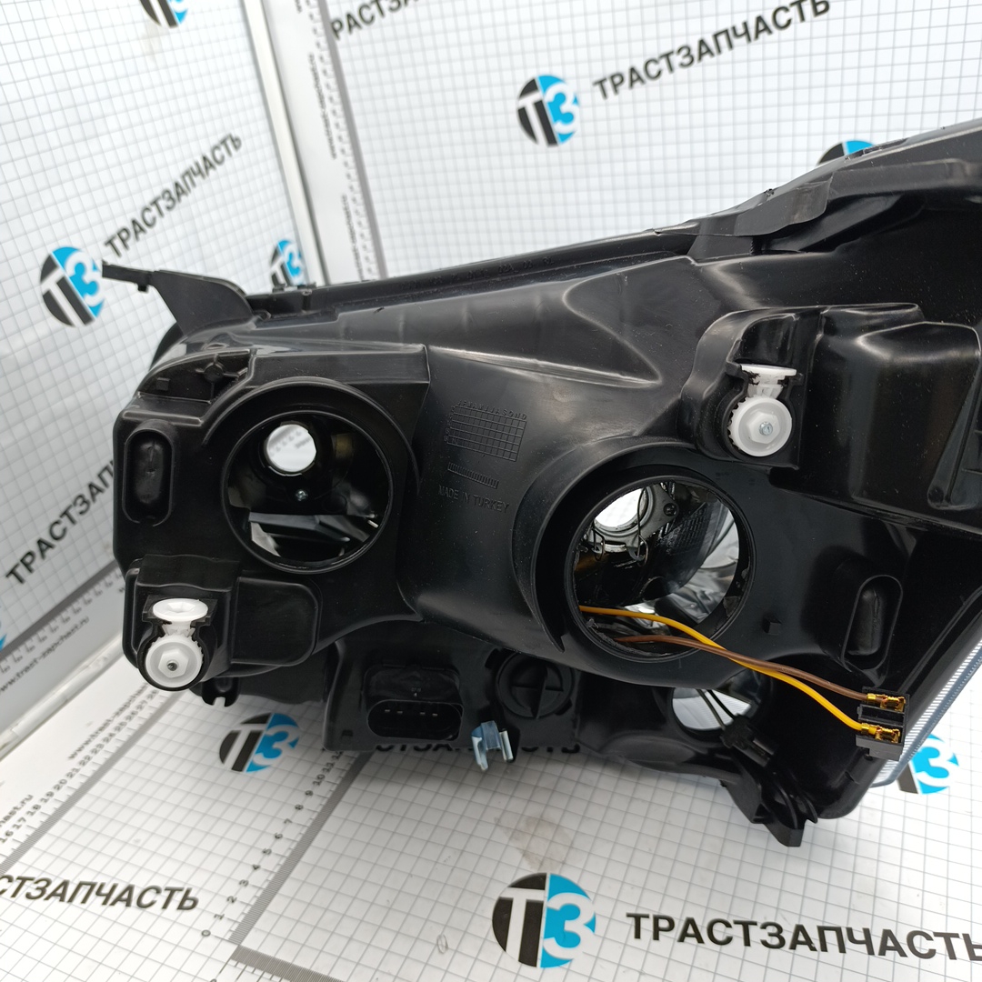 Фара Ford Transit TR > 14 ТЗ Хром рамка (пассаж.сторона) AYFAR - Миниатюра товара 3