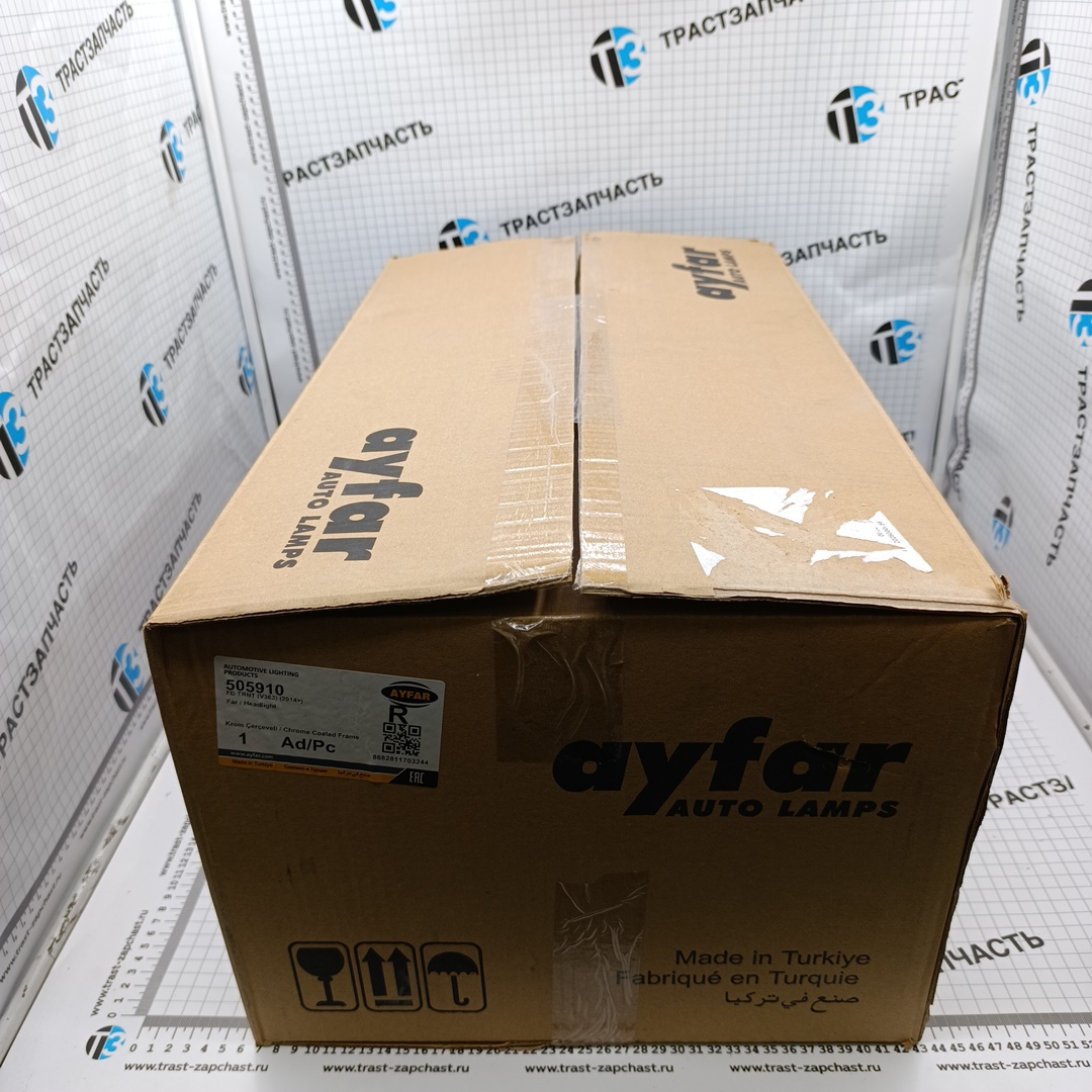 Фара Ford Transit TR > 14 ТЗ Хром рамка (пассаж.сторона) AYFAR - Миниатюра товара 4