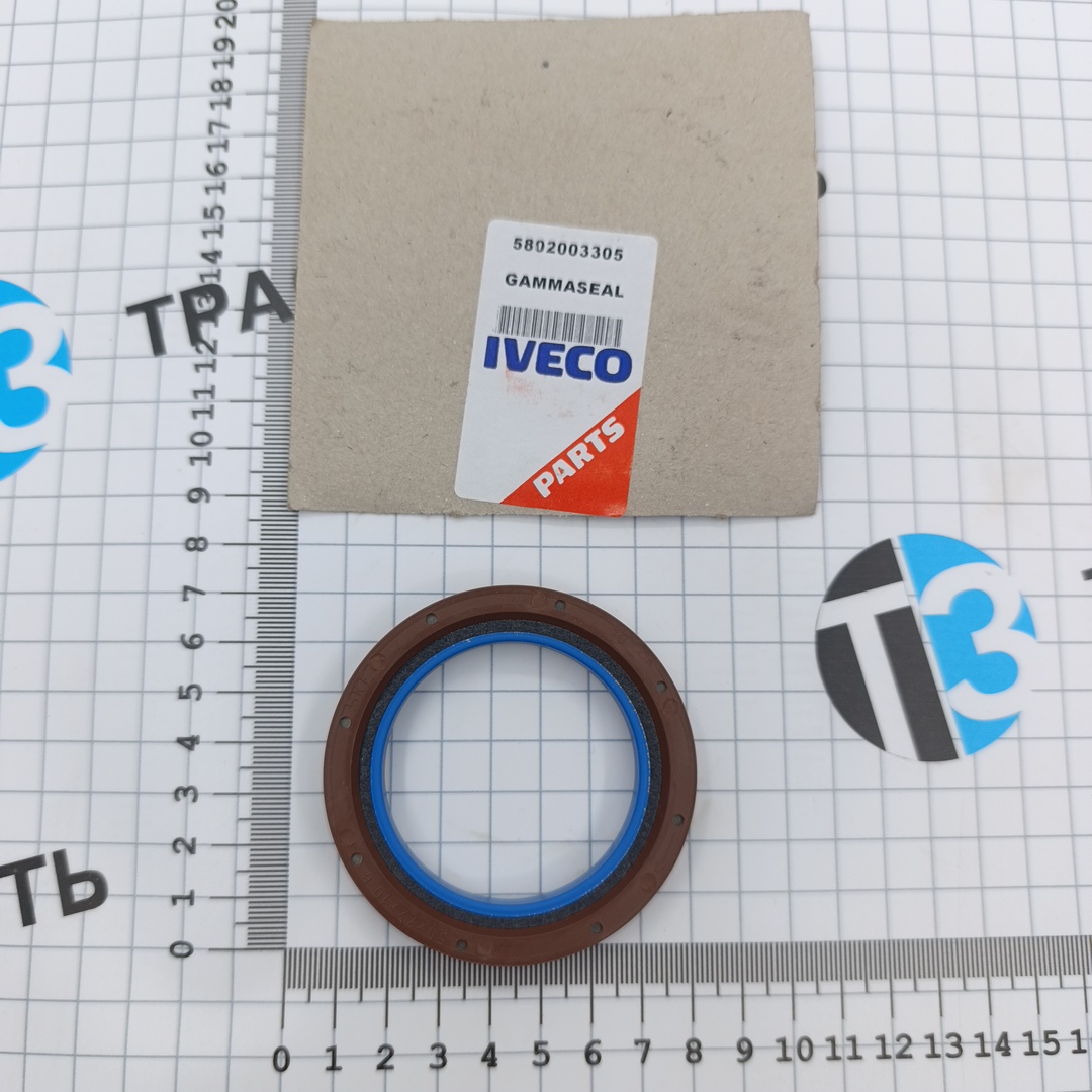 Сальник коленвала передний Iveco Daily 3,0 Евро 6 50х72х10,6 ORG IVECO - Миниатюра товара 1
