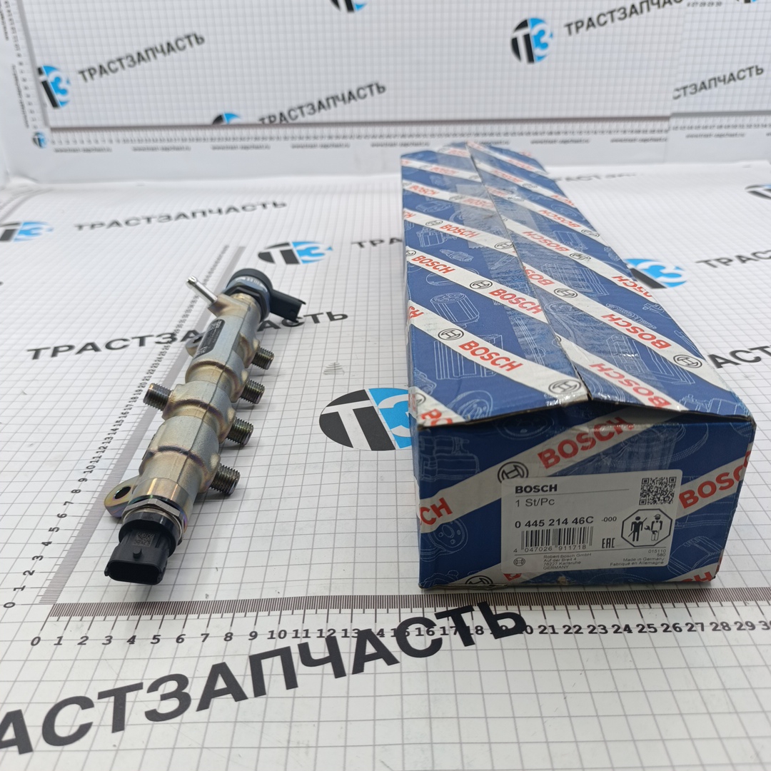 Топливная рампа Fiat Ducato 2.2 (ЕВРО 6, с 2021-2023г.) 46350153 ORIGINAL BOSCH - Миниатюра товара 1