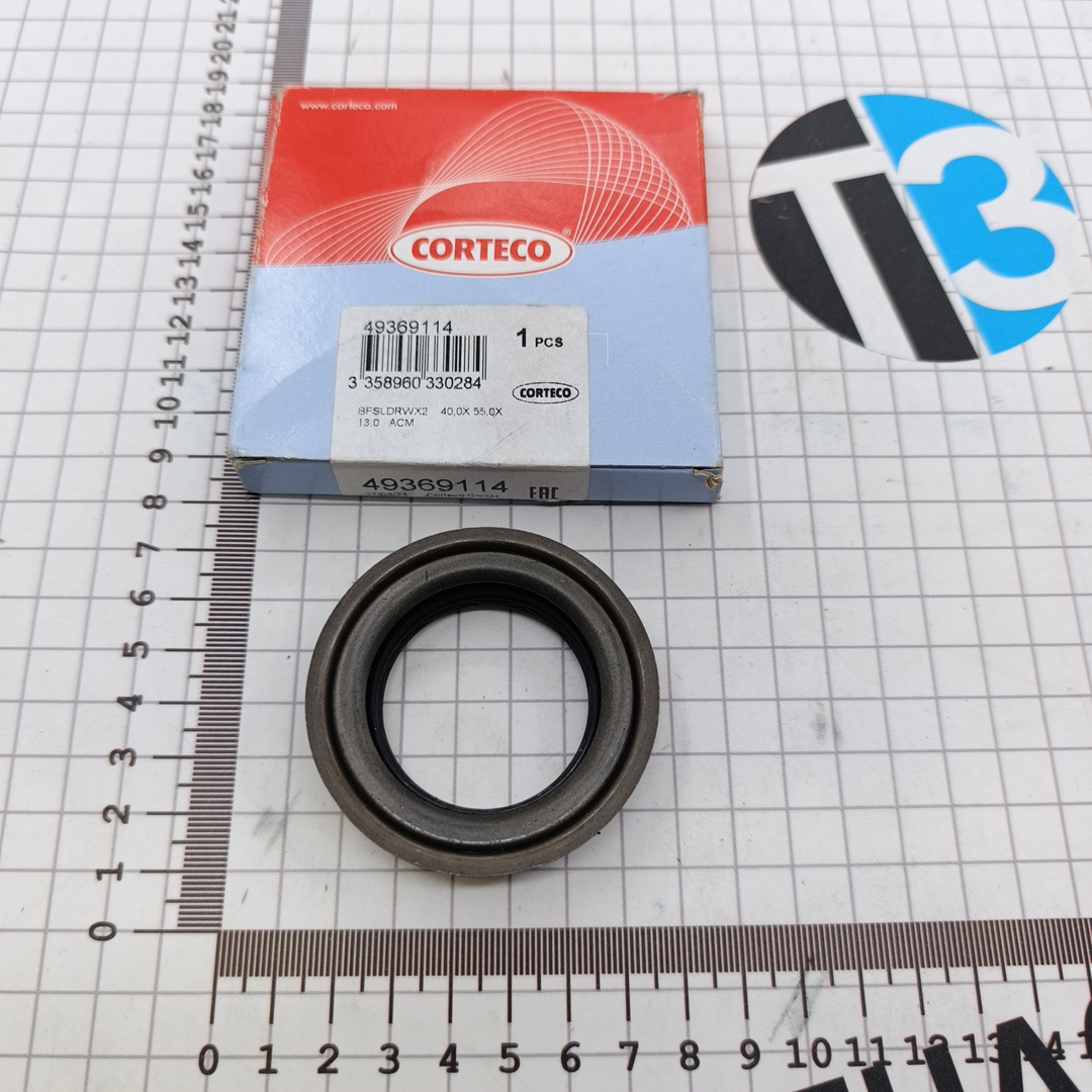 Сальник переднего привода КПП Ford ТЗ MT75 LH/RH 5 ст.КПП (40х55х12) 93ZT3K169A9C CORTECO - Миниатюра товара 1