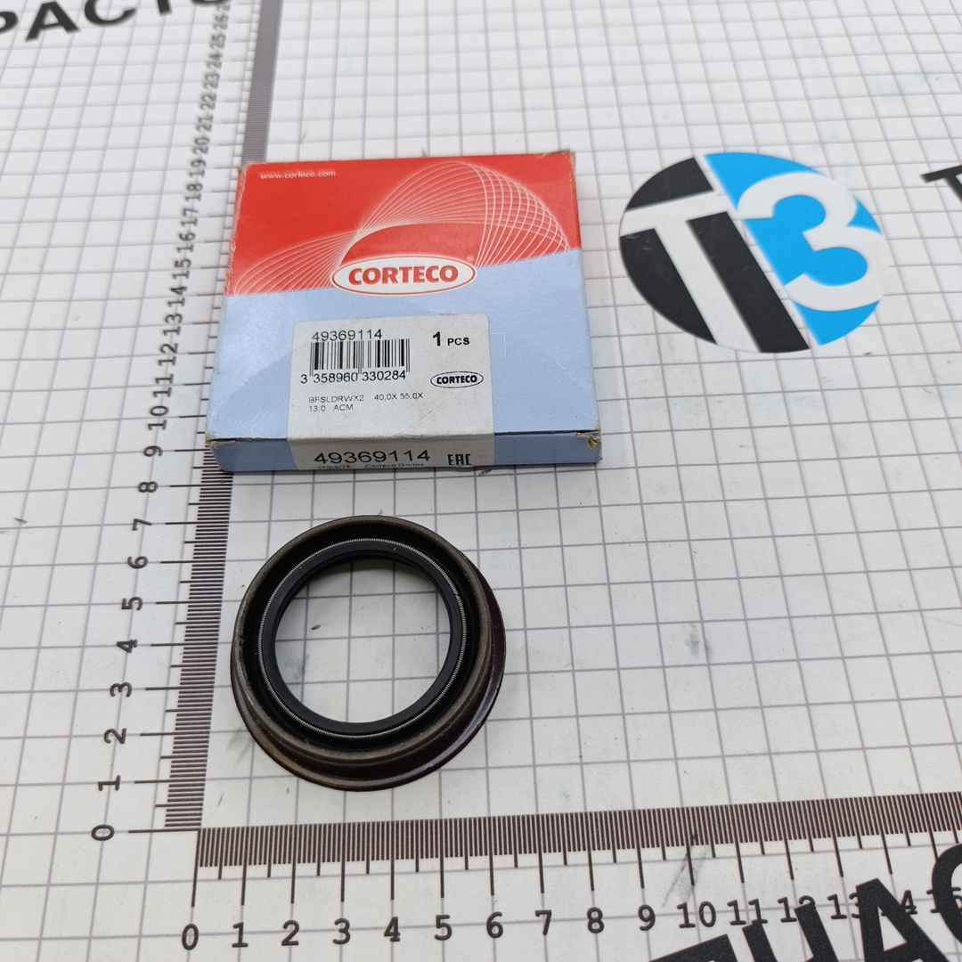 Сальник переднего привода КПП Ford ТЗ MT75 LH/RH 5 ст.КПП (40х55х12) 93ZT3K169A9C CORTECO - Миниатюра товара 3