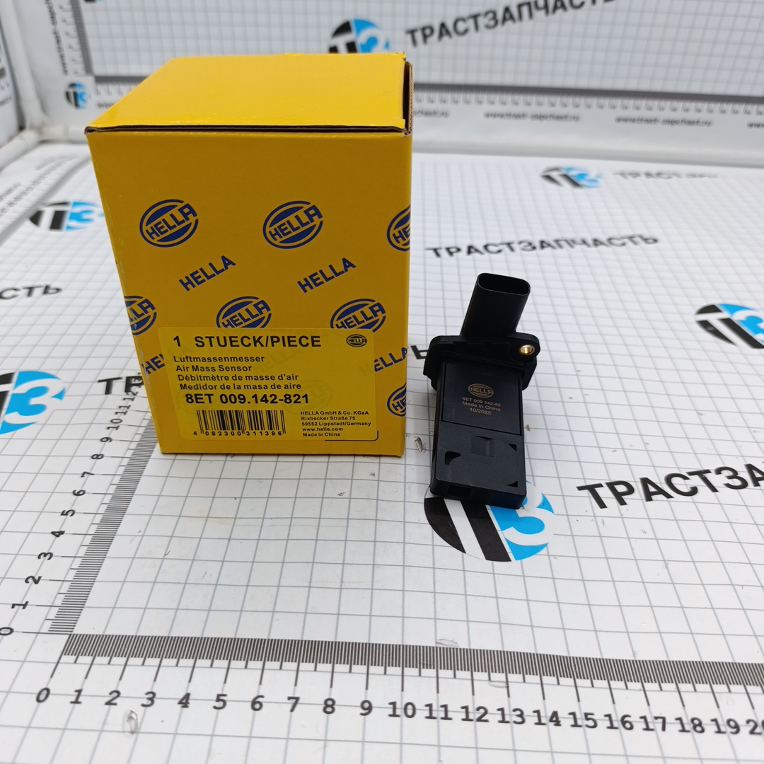 Датчик расхода воздуха ДМРВ FORD/VOLVO 1.6-2.0 TDCI 7M5112B579BB/1480570 BEHR-HELLA - Миниатюра товара 1