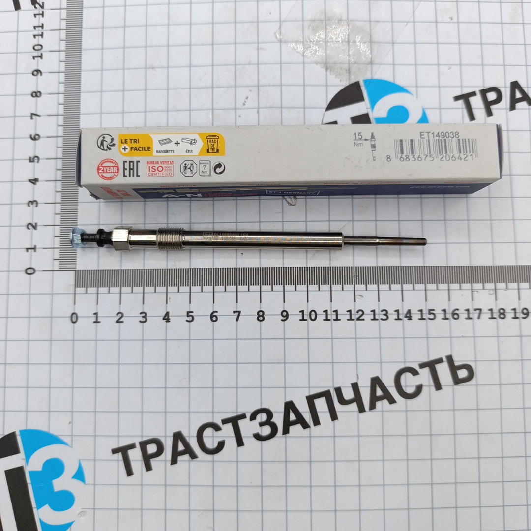 Свеча накаливания Eвро 5 2.2 Ford PSA BK3Q6M090AB/1717631/9675680980 A-N ET.1 GERMANY