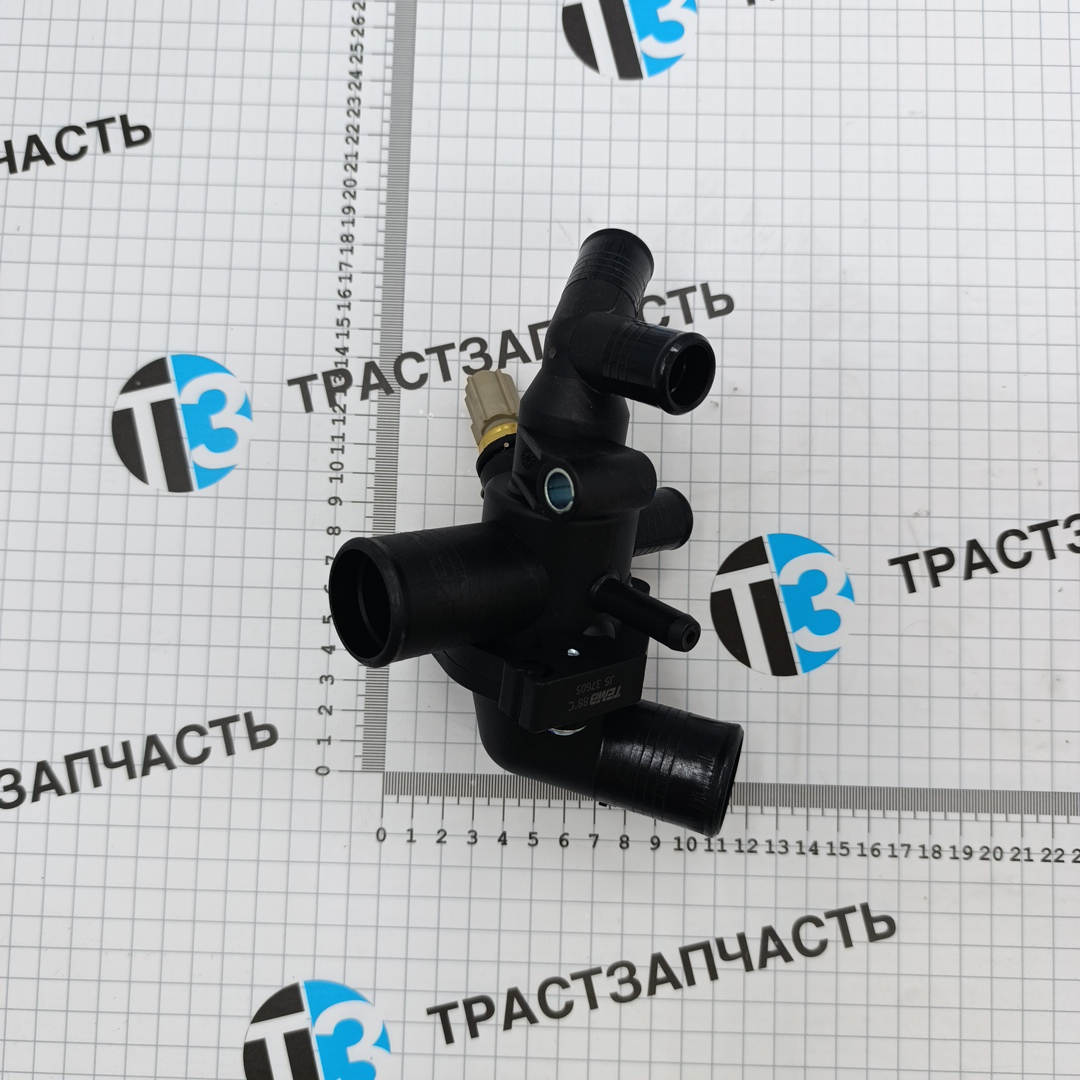 Термостат в сборе Ford ТЗ 155 л.с.BK3Q8A586AB/1731782  ТЗ (ТрастЗапчасть) - Миниатюра товара 1