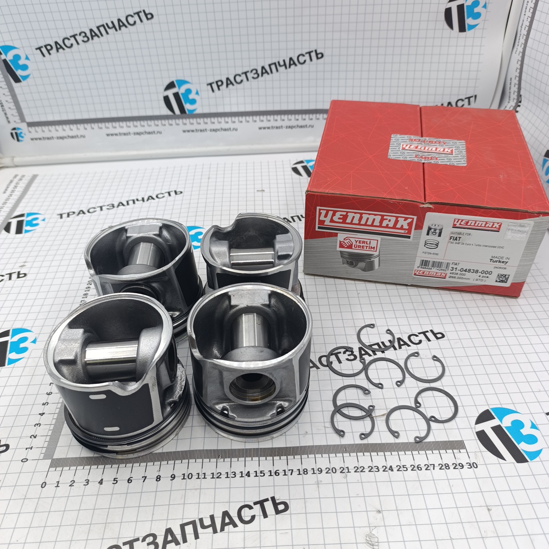 Поршень в сборе 2.3 (Евро 3-4) STD Ducato/Iveko (Цена за шт, кратн. заказа 4 шт) YENMAK - Миниатюра товара 1