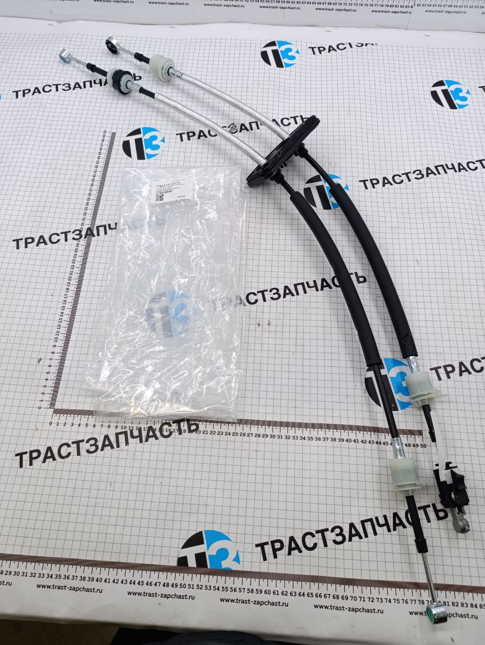 Трос Кпп Ducato (250-290) 2.3 PSA Boxer 3,Jumper 06->2.2 Puma 55238493/1607995380/2444FG ТЗ