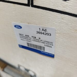 Задний мост без полуосей TR > 14  (двускатные колеса) 4.10 шасси NK314006FCA/2694203/2555959 OTOCAH
