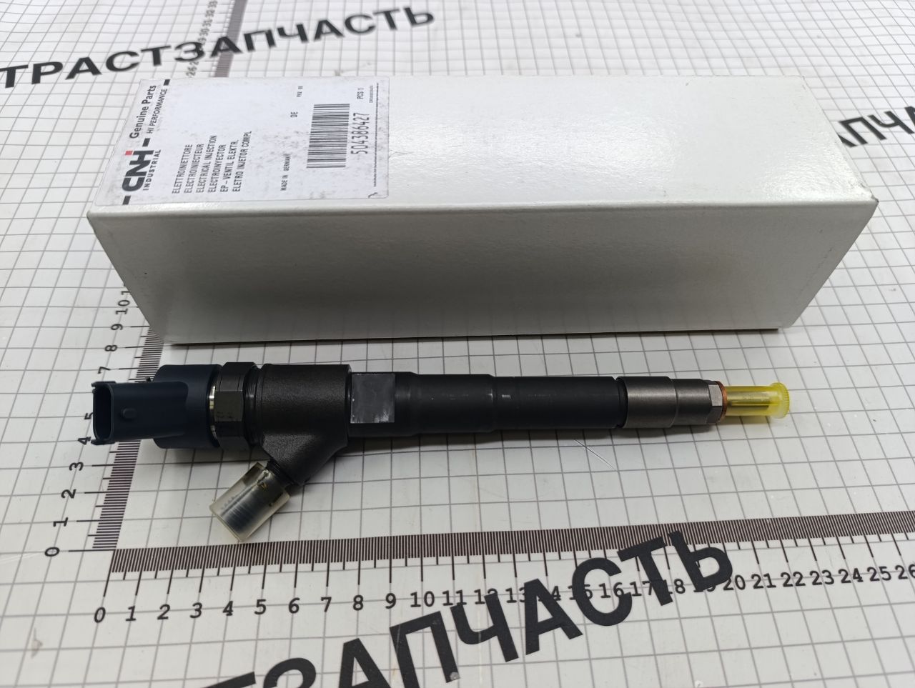 Форсунка топливная FIAT 2,3 евро 4 под шайбу 504386427/0445110435 ORG IVECO - Миниатюра товара 1