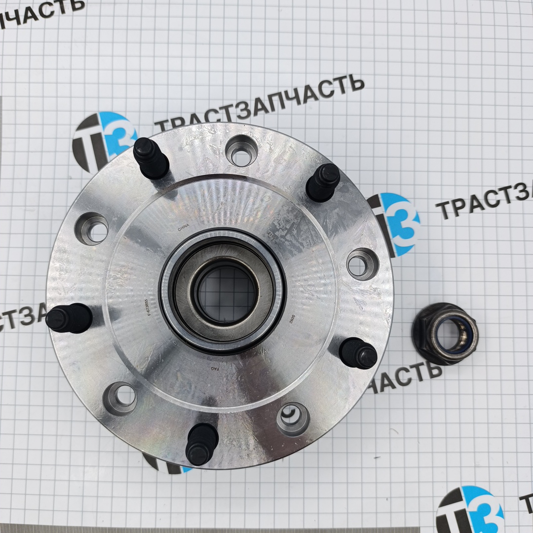 Ступица колеса задняя TR > 06 FWD R15 BK212B664AB/1377911/1756721 FAG (c гайкой) - Миниатюра товара 2
