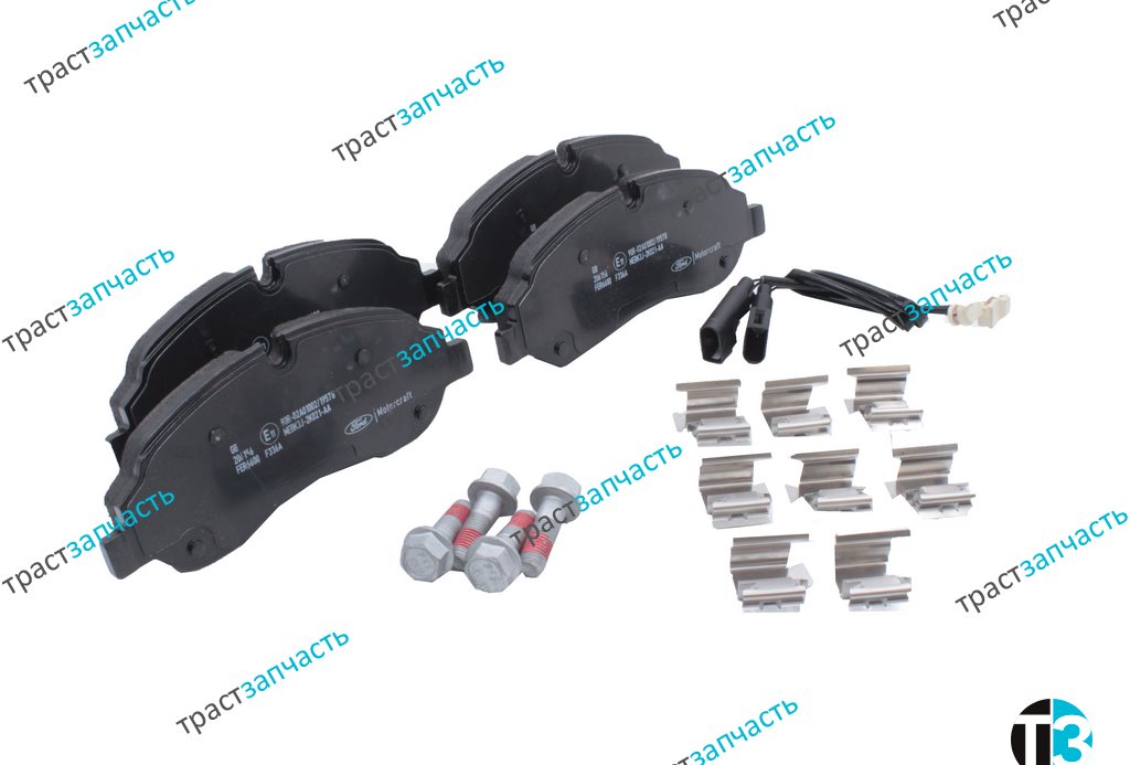 Тормозные колодки передние TR > 14 г. (+2датчики износа) BREMBO