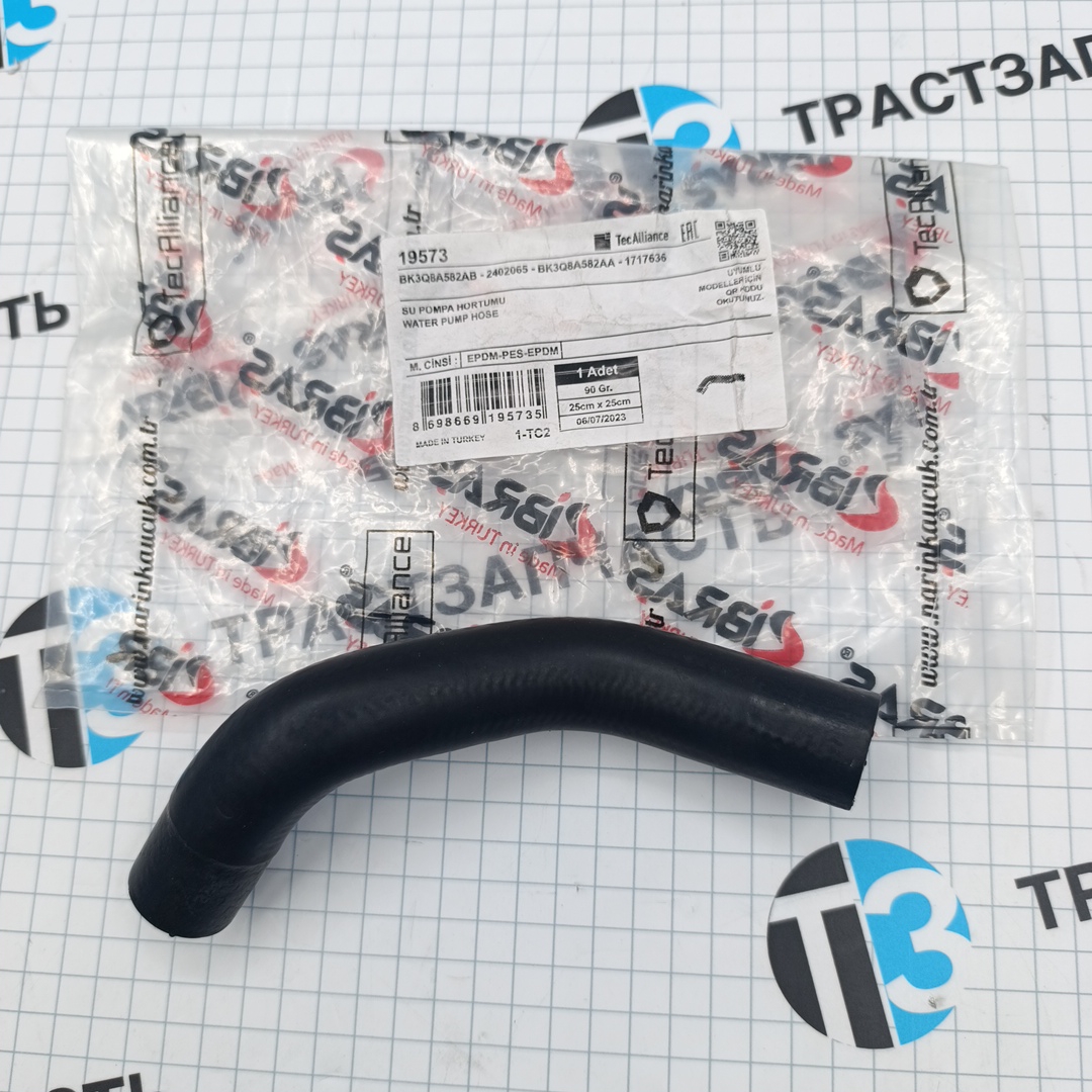 Шланг насоса водяного Ford Transit 2.2 / задн.привод/ с 2011г./ к Термостату/ 1717636 IBRAS/NIFEA - Миниатюра товара 1