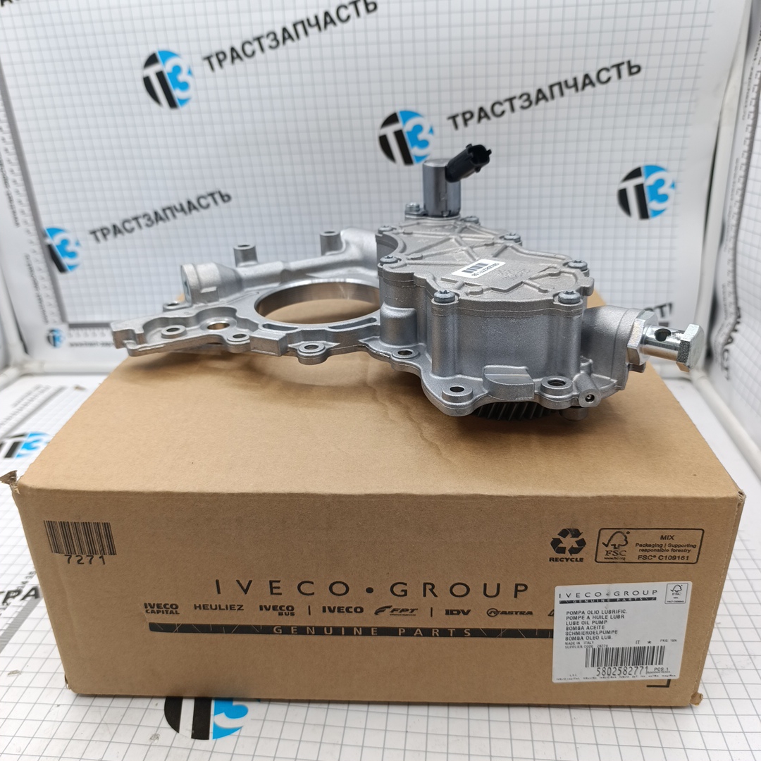 Насос масляный + вакуумный Fiat Ducato 2.3 (Евро 6, 2018-2025г) 5802582771 ORG IVECO - Миниатюра товара 1