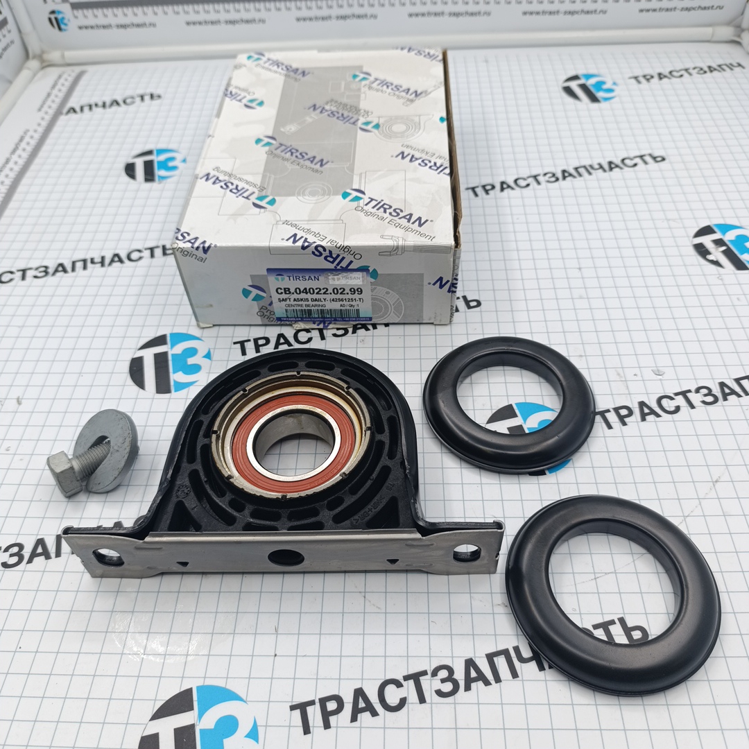 Подшипник подвесной карданного вала Iveco Daily 3.0 d 40mm 42569357/42561251 TIRSAN - Миниатюра товара 1