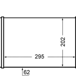 Интеркулер Fiat Ducato 244 2.3 1307012080/1340934080/0384G8 MAHLE