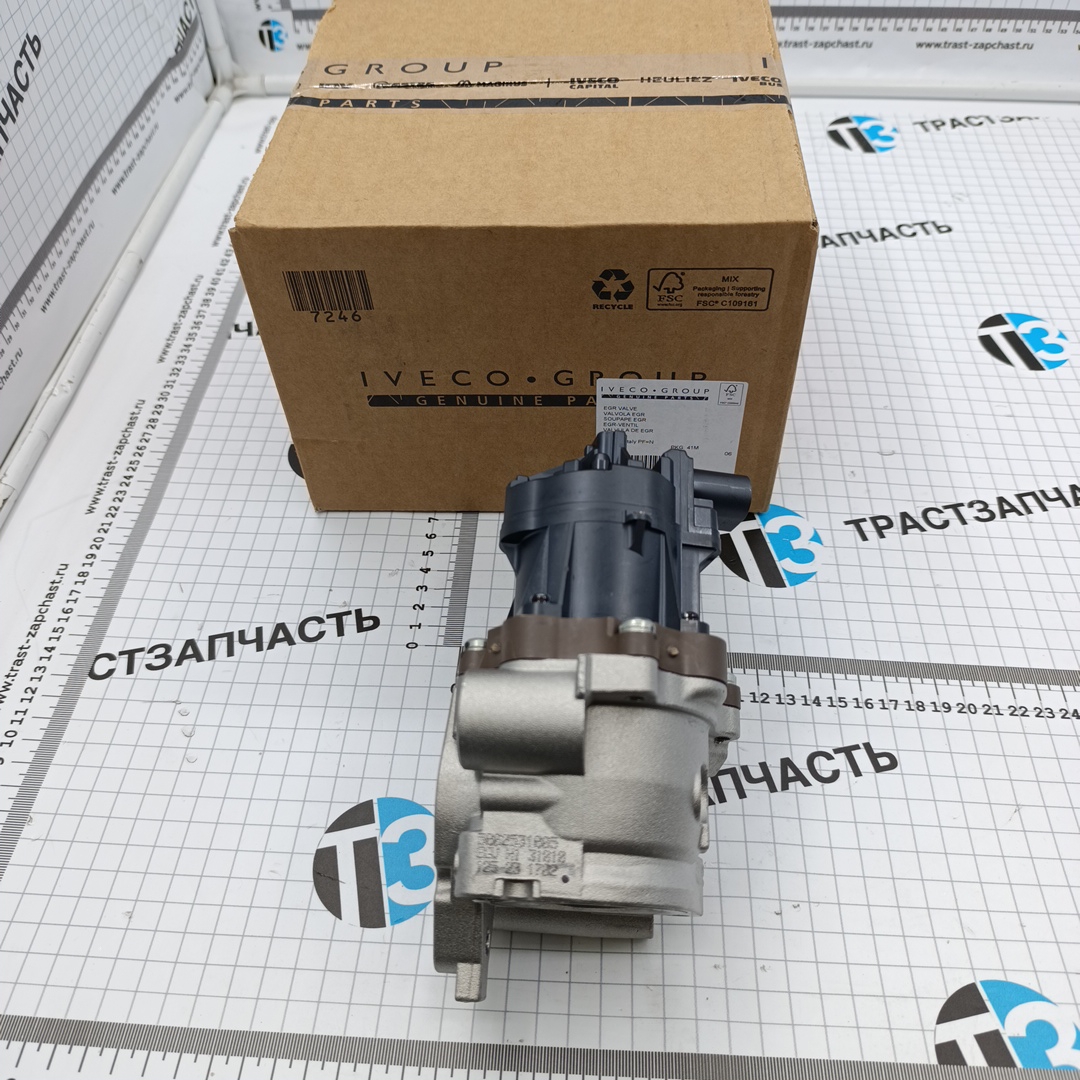 Клапан EGR Fiat Ducato 2.3 (290 кузов) 5802531806/7.24809.86.0 (ORIGINAL IVECO) - Миниатюра товара 3