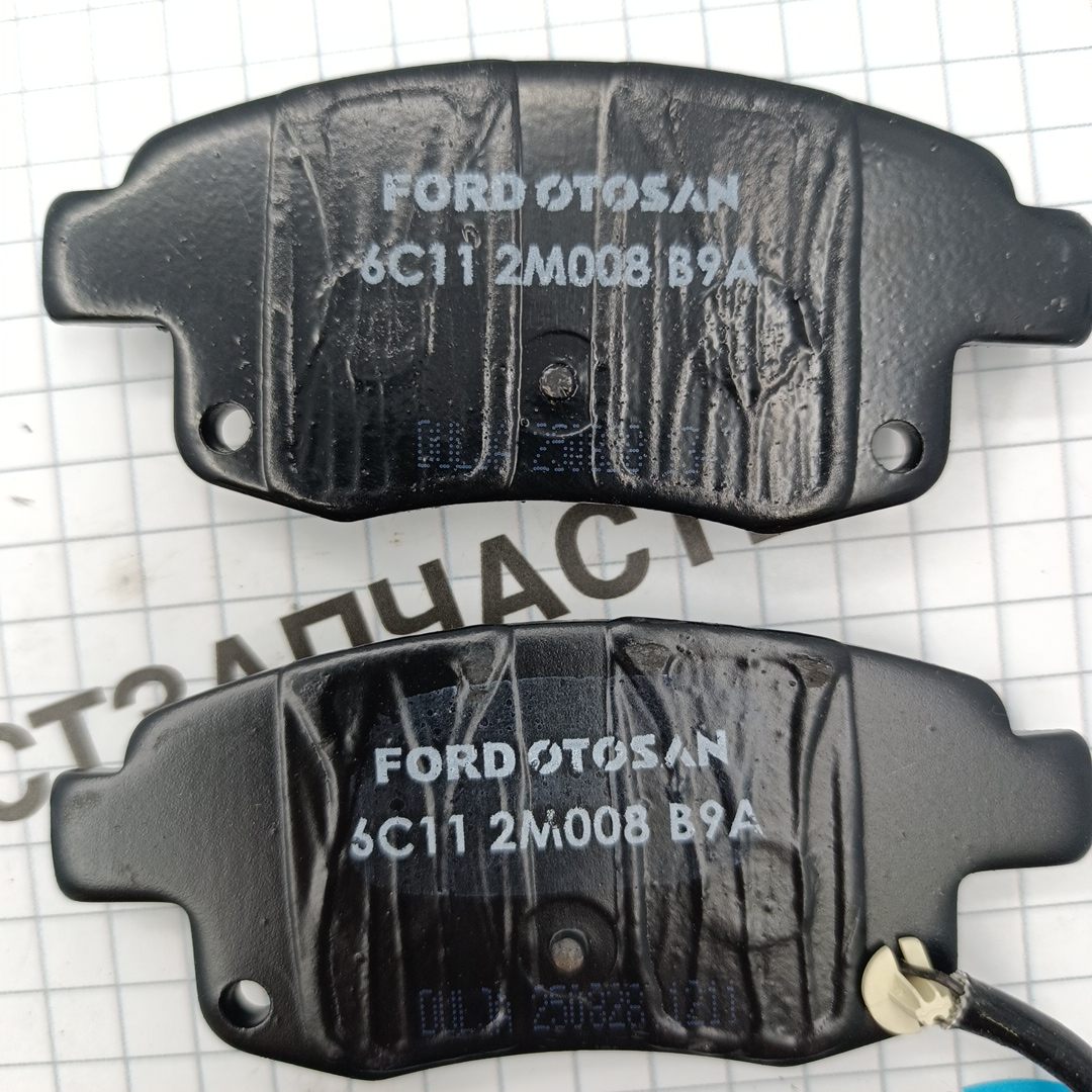 Тормозные колодки задние 115 л.с. 6C112M008AF/1852717/T206665/1824348 OTOCAH - Миниатюра товара 4