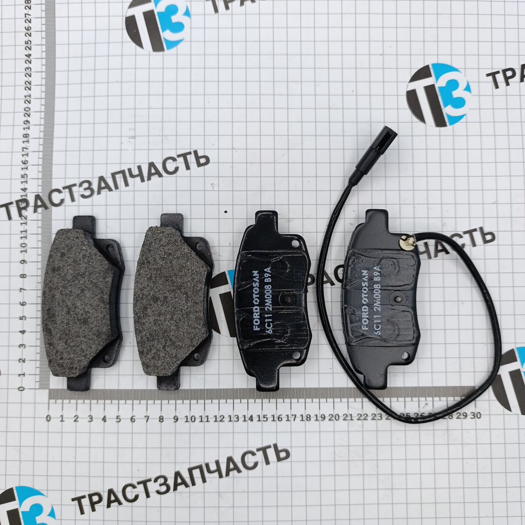 Тормозные колодки задние 115 л.с. 6C112M008AF/1852717/T206665/1824348 OTOCAH - Миниатюра товара 2
