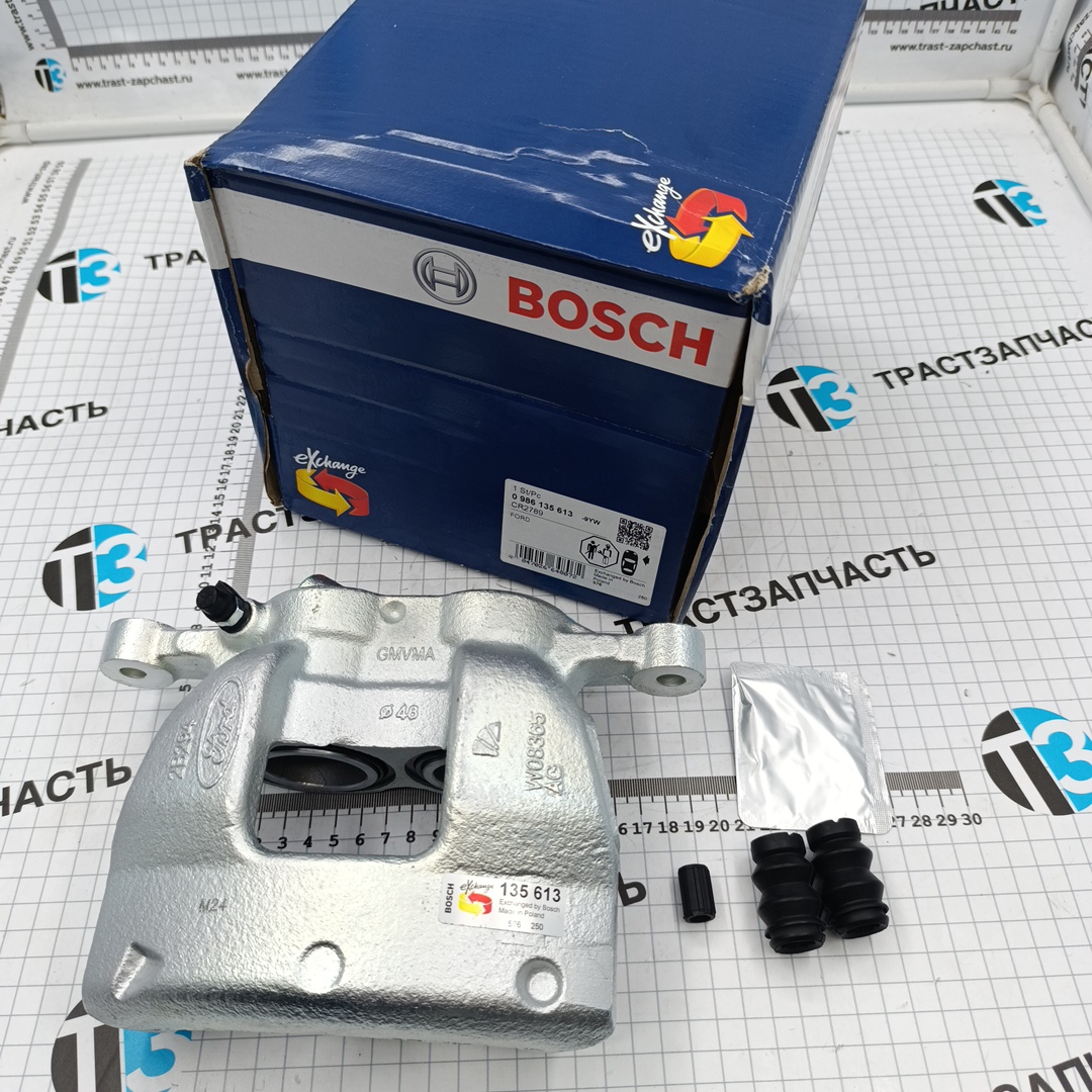 Суппорт тормозной передний правый TR > 14 RWD (задний привод) BK312B294AA/1816197 BOSCH EUROPE - Миниатюра товара 1