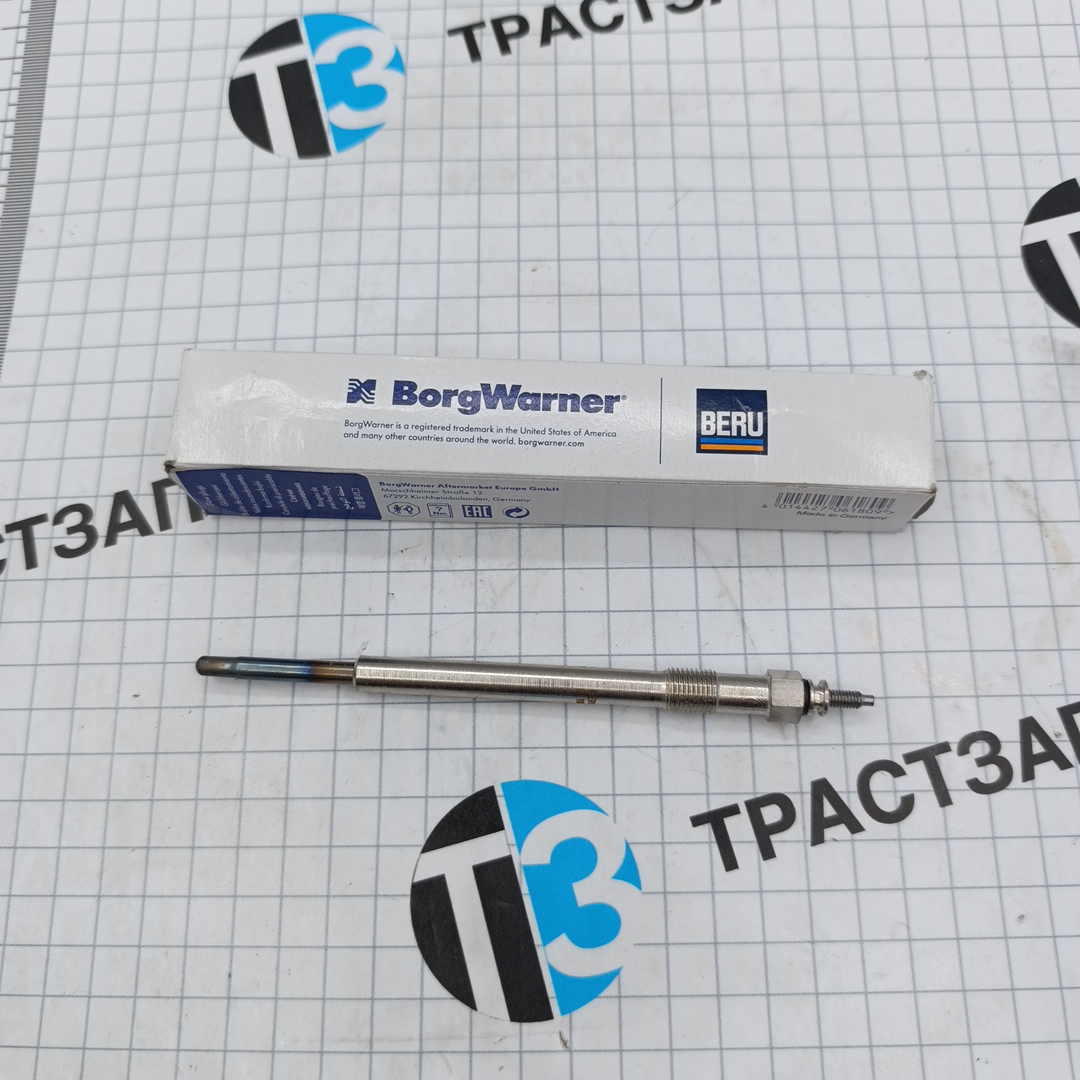 Свеча накаливания Eвро 4 2.2-2.4 Ford PSA 7C166M090AB/1569520/5960G2/1309471/1682248780 BorgWarner - Миниатюра товара 1
