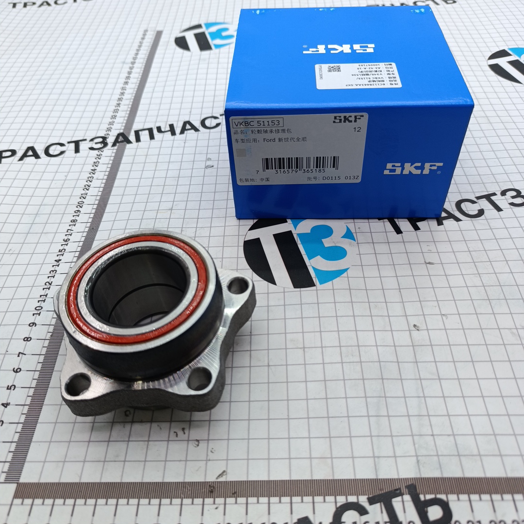Подшипник передней ступицы TR > 06-12 норм.нагрузка (без болтов) 1377907 SKF JMC