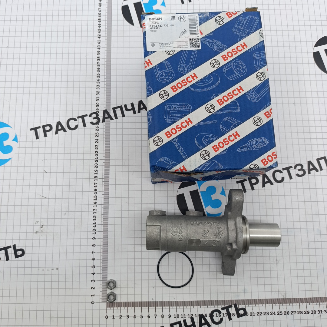 Главный тормозной цилиндр Iveco Daily (поршень d= 31.75mm) 42556838 BOSCH EUROPE - Миниатюра товара 1