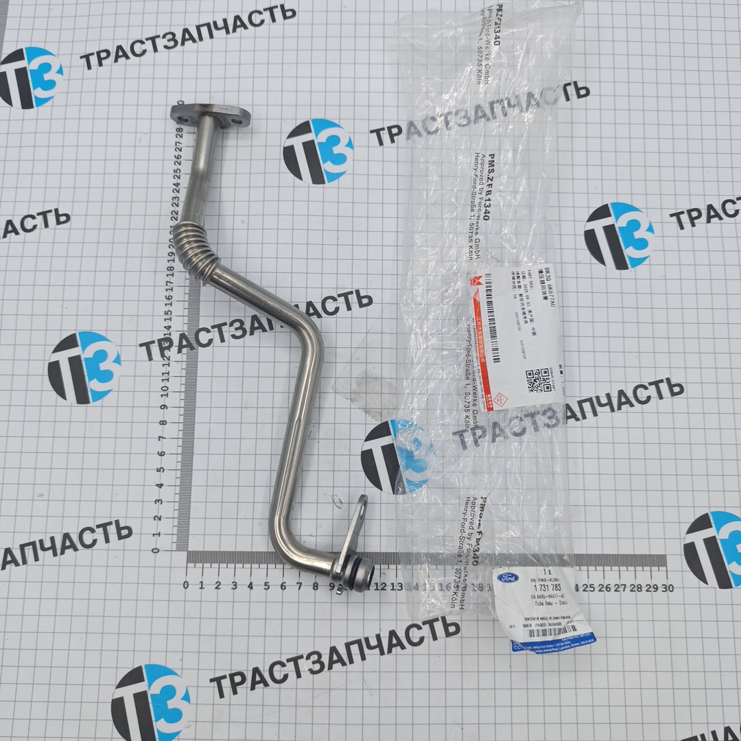 Трубка слива масла турбины 155 BK3Q6K677AC/1731783 JMC=FORD EUROPE