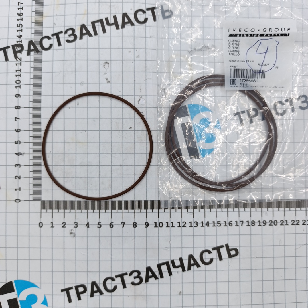Прокладка водяного насоса (кольцо) Iveco 3.0 F1C 88,57 X 2,62 17285681 ORG IVECO - Миниатюра товара 1