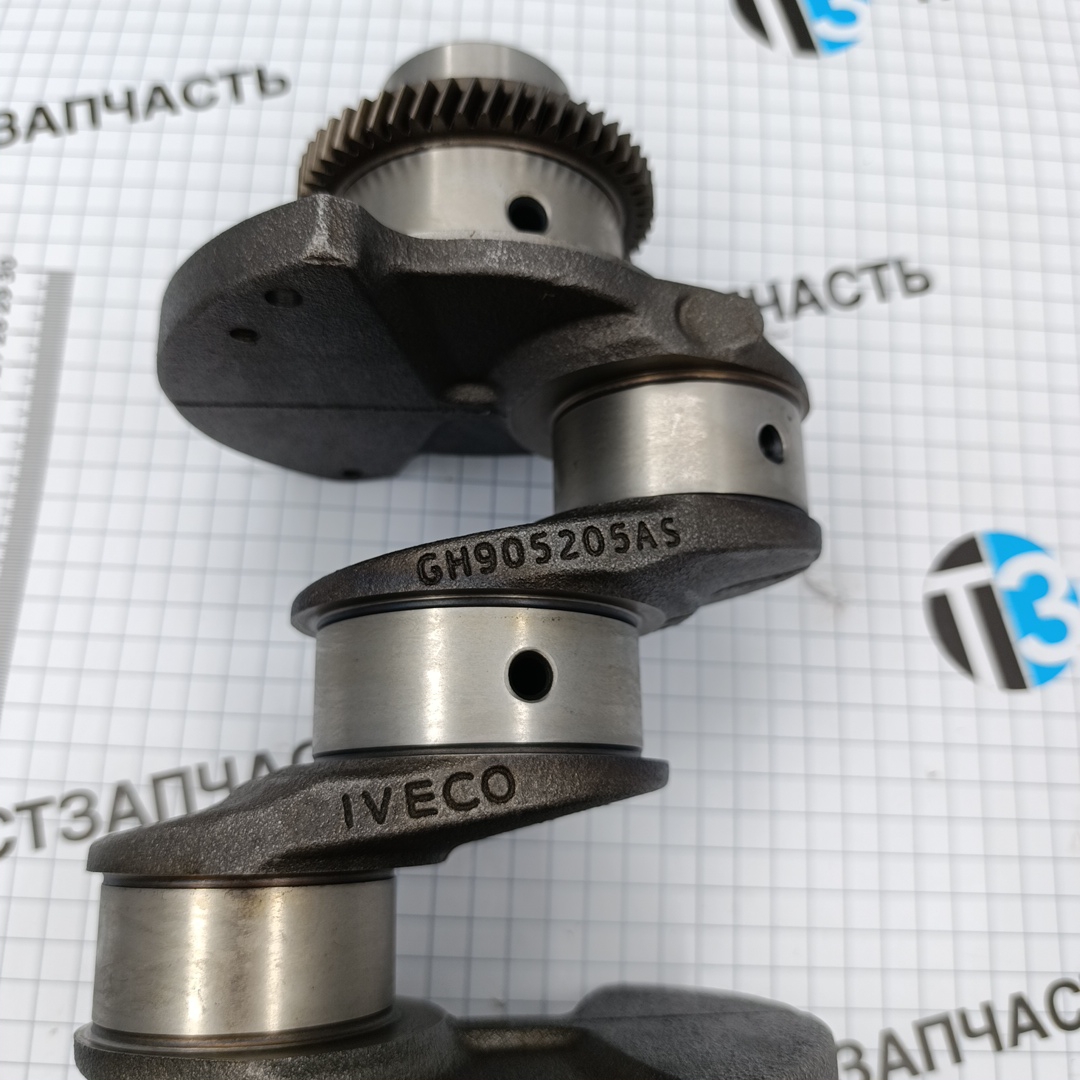 Коленвал Fiat Dukato 2,3 (244-250) евро 3-4 504017281/5801486982/504049281 OEM БЕЗ шест.счит.об ТЗ - Миниатюра товара 2