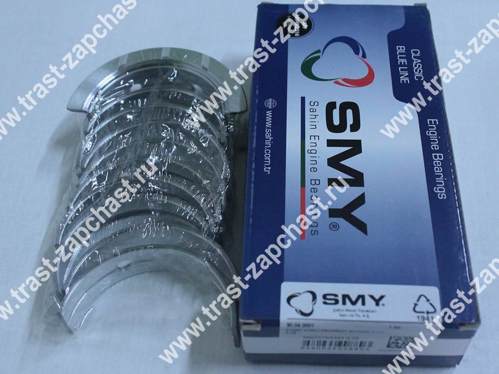 Вкладыши коренные 2.2/2.4 STD ком-т TR PSA  2S7Q6330A1A/T123158/H10185STD SAHIN - Миниатюра товара 1