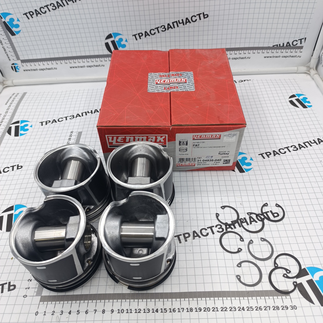 Поршень в сборе 2.3 (Евро 3-4) + 0.40mm Ducato/Iveko (Цена за шт, кратн. заказа 4 шт) YENMAK - Миниатюра товара 1