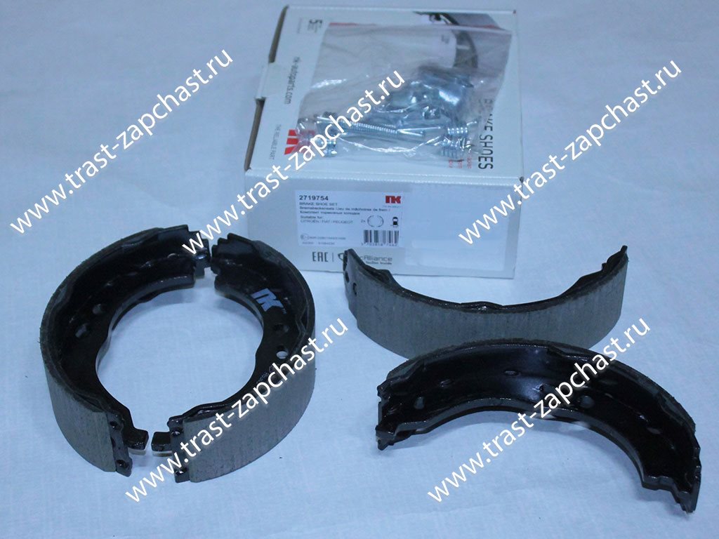 Тормозные колодки ручника Ducato, Boxer 06г(Без пружин)(4241.N5) BREMBO - Миниатюра товара 1