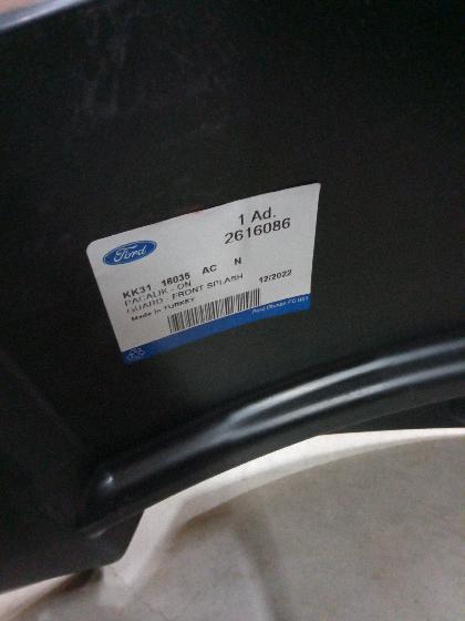 Подкрыльник передний Ford Transit TR > 19 (левый) OTOCAH - Миниатюра товара 1